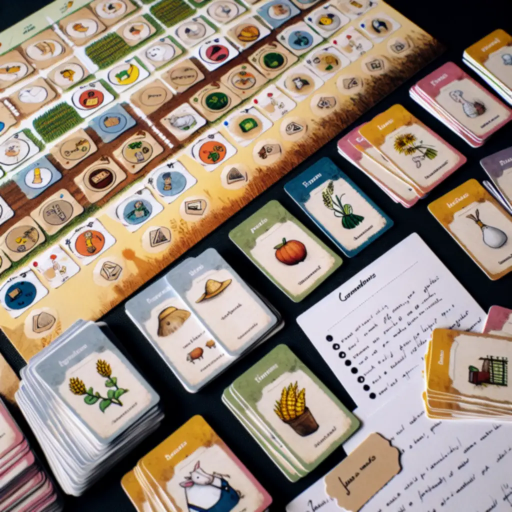 Karty, plansza i notatki z poradami do FermGamePL